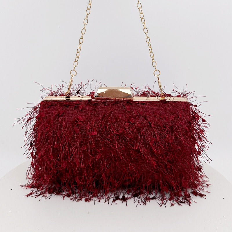 Popular Tassel Versatile Bag Women's Bag New Versatile Crossbody Shoulder Bag Wedding Bag Handheld Bag