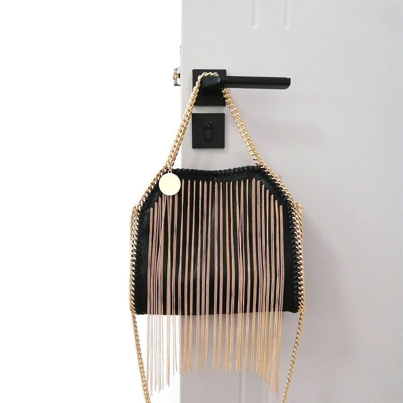 Tassel Chain Crossbody Bag – Designer Shoulder Dinner Bag