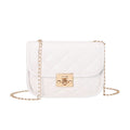 Small square bag embroidered diamond grid women's bag