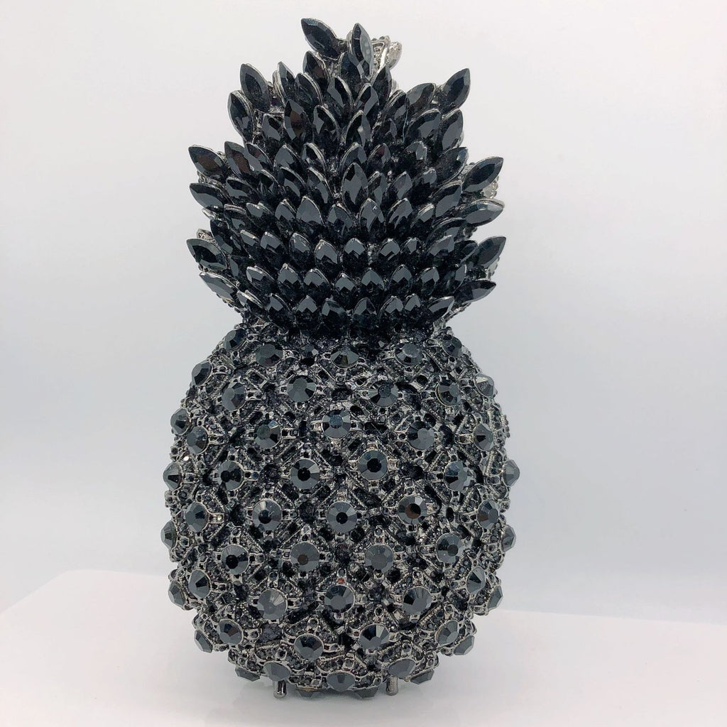 Pineapple Diamond Clutch Bag – Fruit Banquet Evening Purse