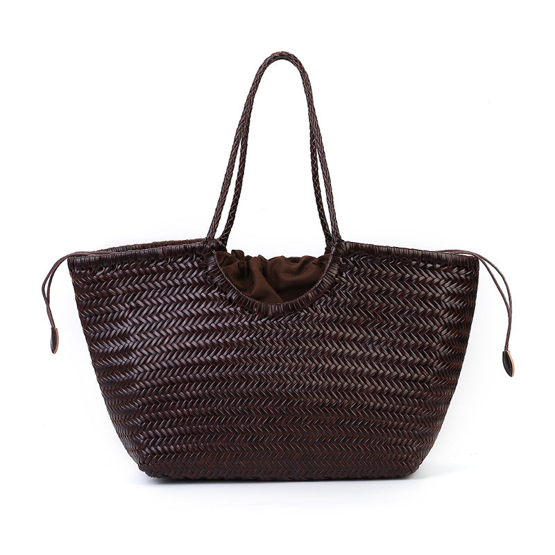 Large capacity woven bag for women