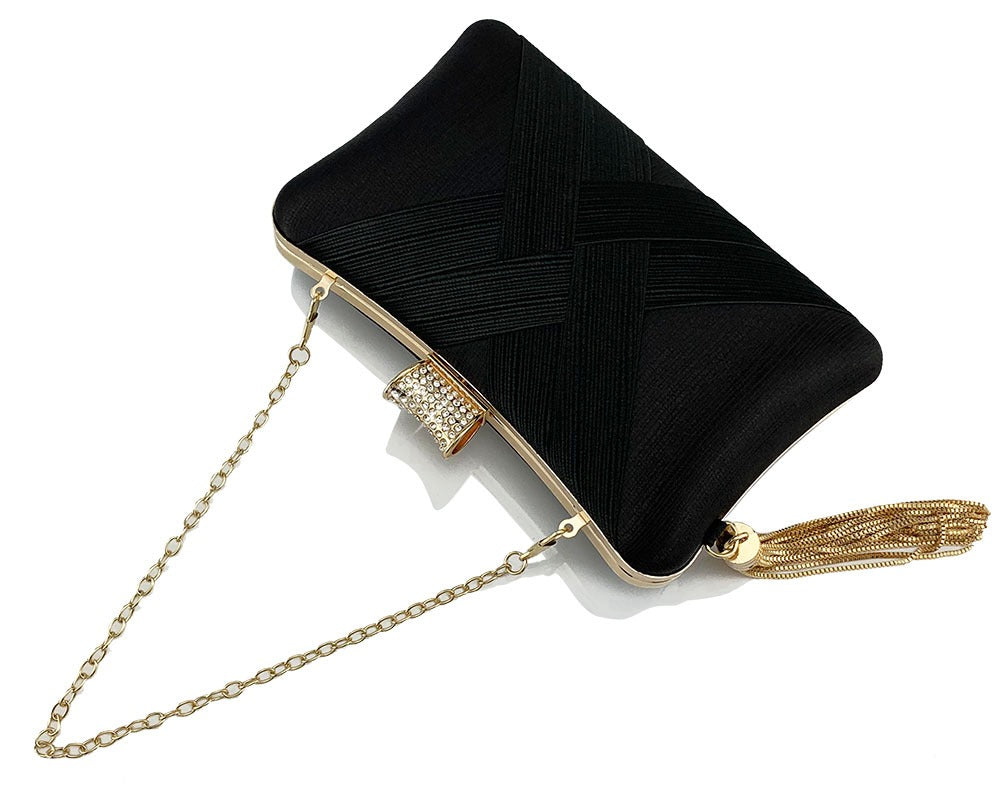 Diamond Tassel Banquet Bag – Evening Shoulder Clutch