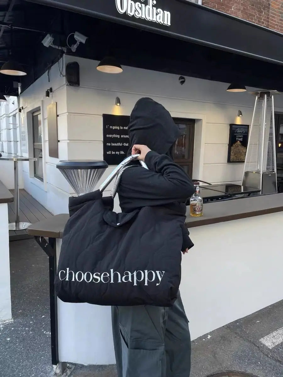 Down cotton jacket bag crossbody bag women's large capacity