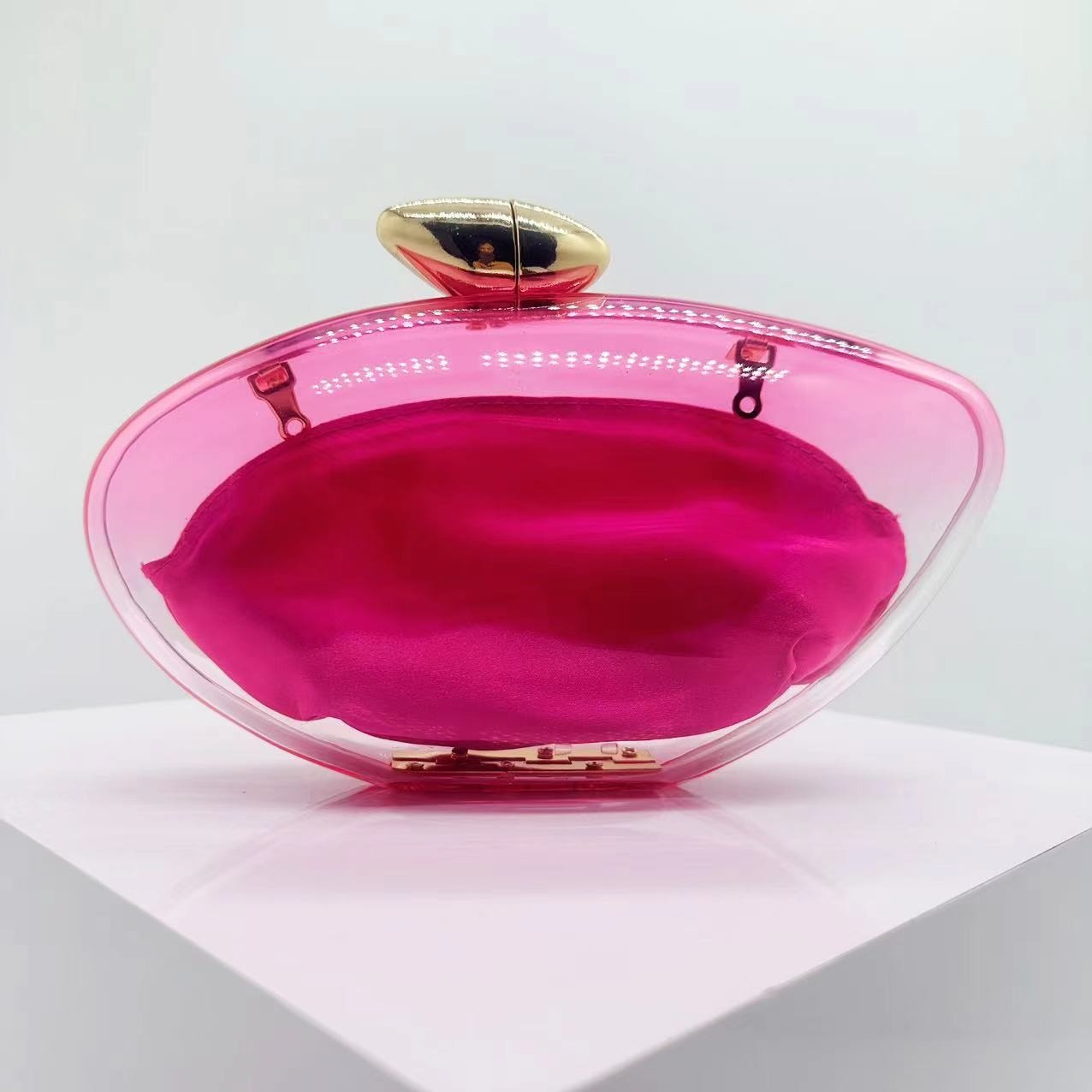 Acrylic Dinner Clutch Bag – Minimalist Transparent Evening Bag