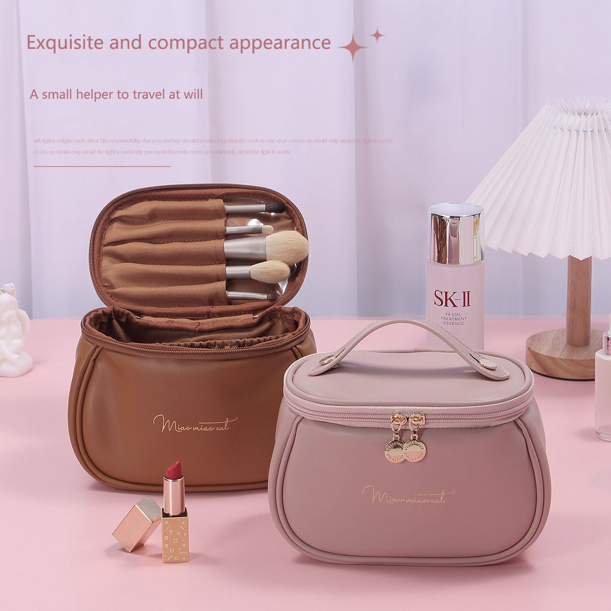 Large Capacity Travel Makeup Bag – Women's Toiletry Organiser