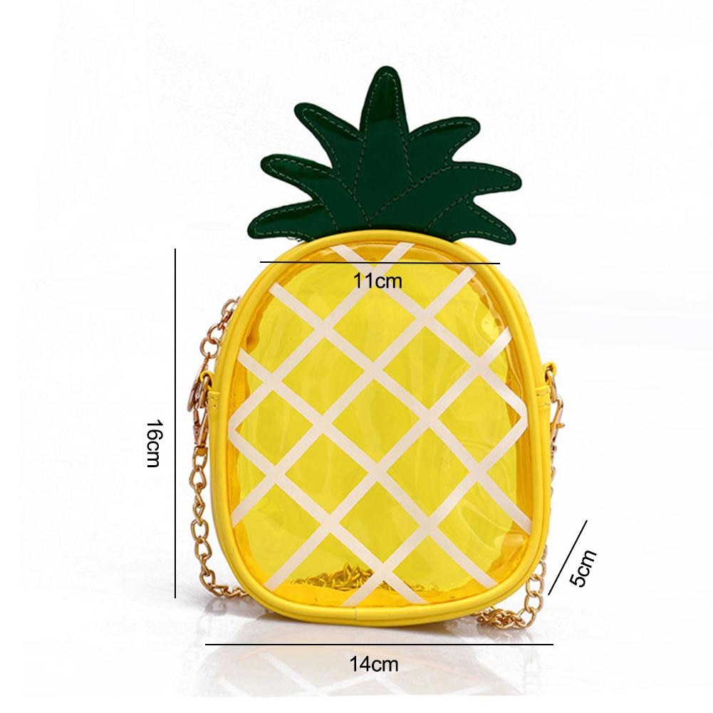 Pineapple Shape Chain Convenient Messenger Shoulder Bag For Female Hand Bags