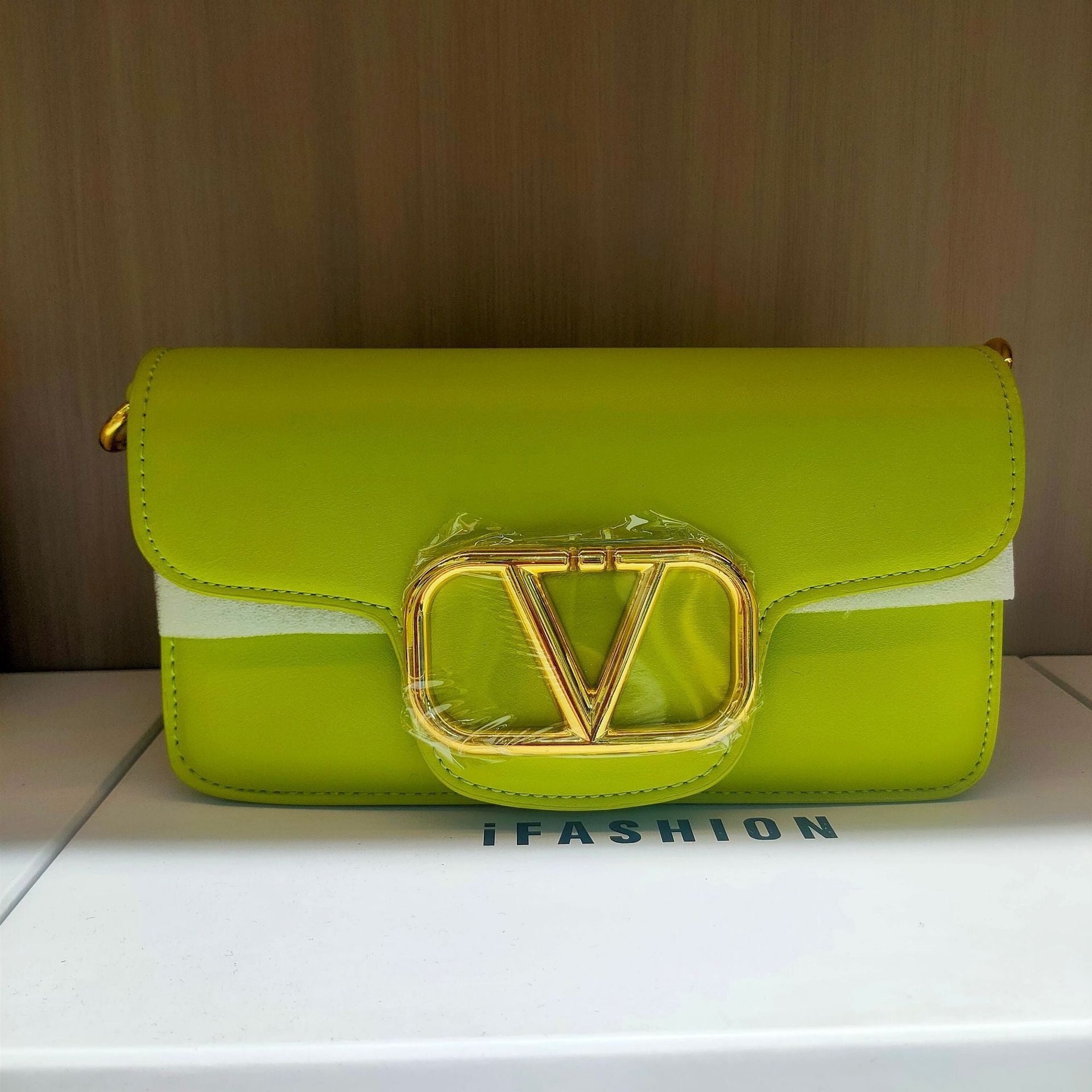 Bag Women Fashion Luxury Minimalist High-end Shoulder Crossbody Bag Genuine Leather Stylish Versatile Chain Small Square Bag