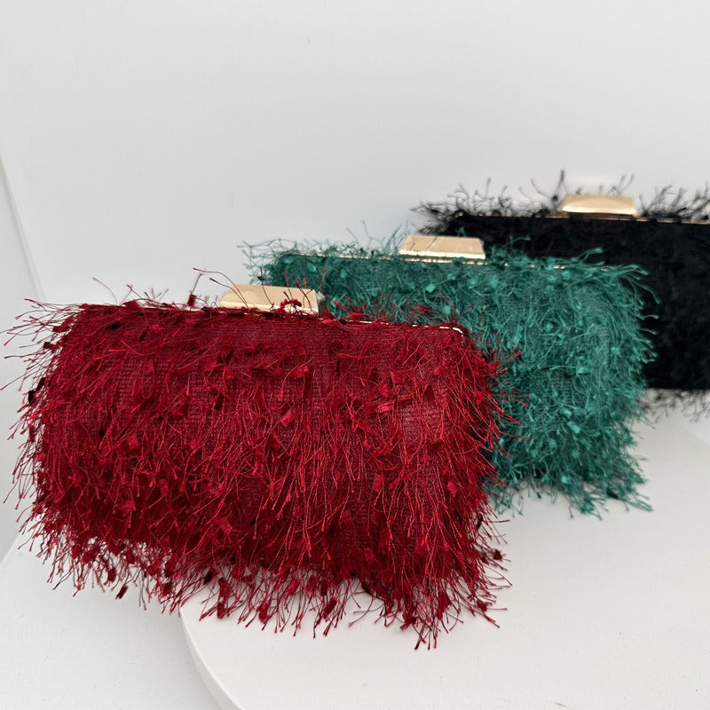 Popular Tassel Versatile Bag Women's Bag New Versatile Crossbody Shoulder Bag Wedding Bag Handheld Bag