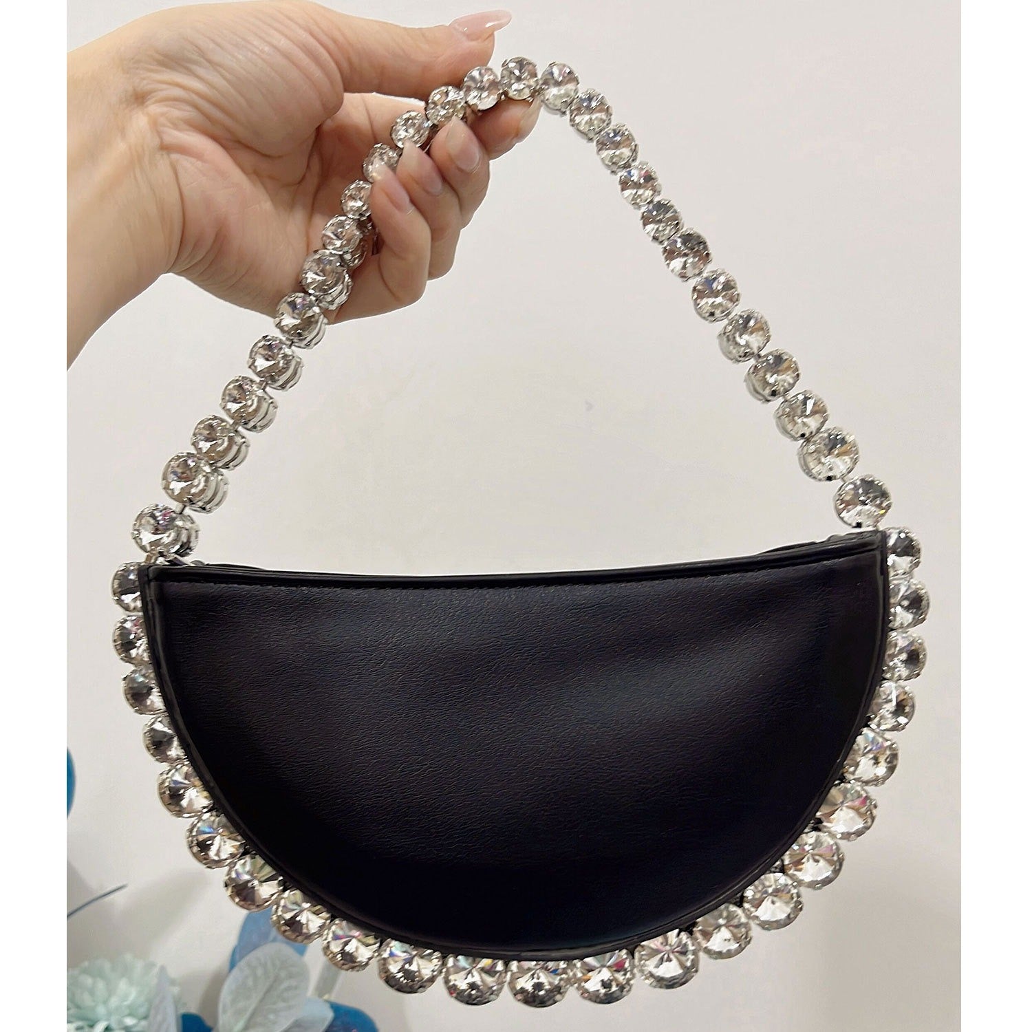 Diamond Rhinestone Evening Bag – Women's Glam Clutch Purse