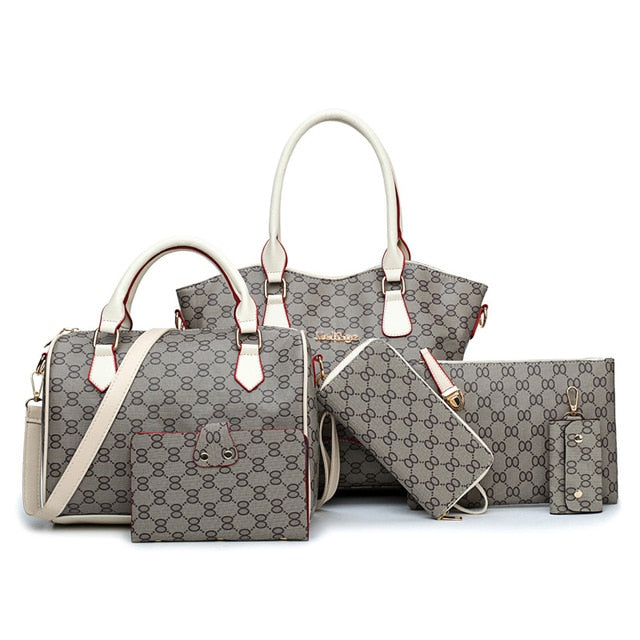 Large PU Leather Handbag Set – Women's Messenger Bag