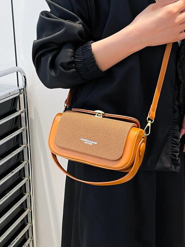 Fashionable Trendy Elegant Small Square Bag Shoulder Crossbody Bag Literary Simple Handbag Luxury Retro Box Bag Wholesale